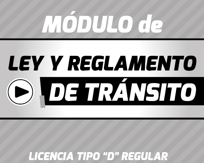 LEY Y REGLAMENTO TTTSV "LTDR" Fines de Semana Paralelo "B"